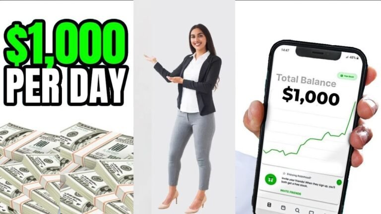 HOW TO EARN 1K $ PER DAY