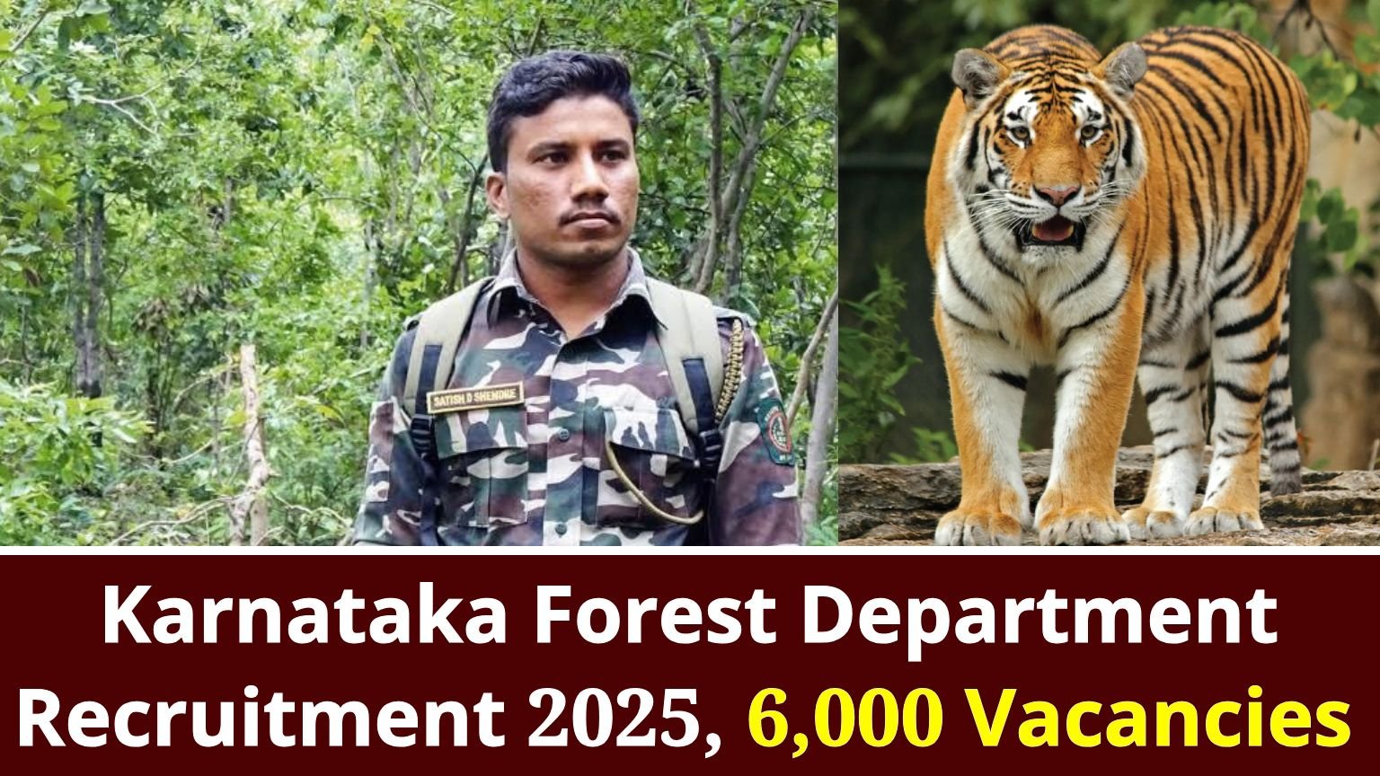 Karnataka Forest Department Recruitment 2025 Apply Online